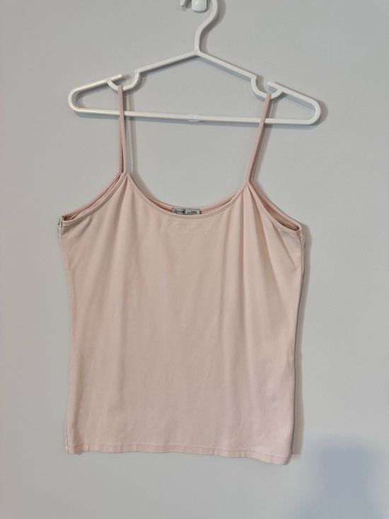 Zara Tops - Zara Pale Pink Camisole Spaghetti Strap Slim Fit Layering Tank Size Large